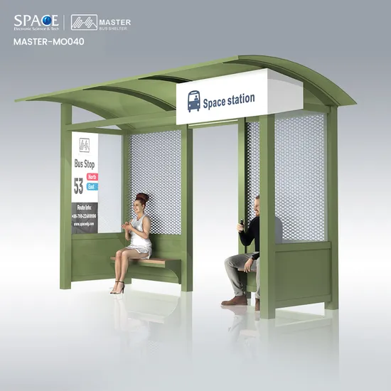 Strong Ability of Anti-Wind and Waterproof Bike Shelter Bus Station Shelter