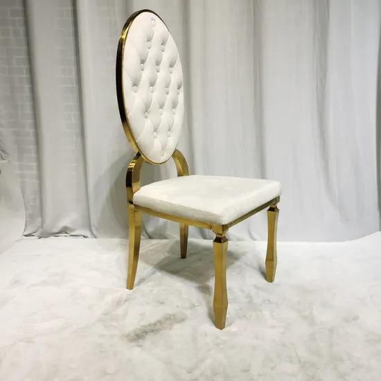 Modern Wedding Event Metal Stainless Steel Banquet Chair for Hotel Hall
