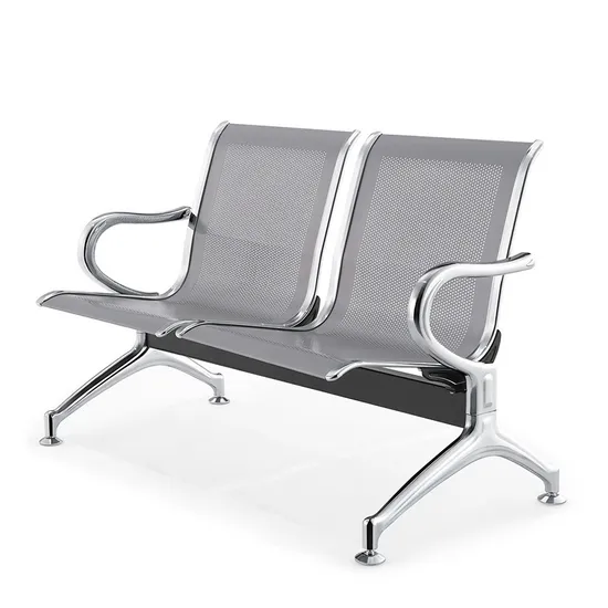 High Quality Metal Steel 3 Seater Public Hospital Waiting Chair