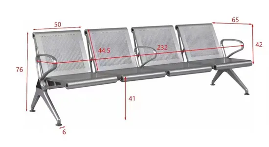 Factory Direct Public Waiting Chair for Student/Vistor/Customer/Passenger/Patient
