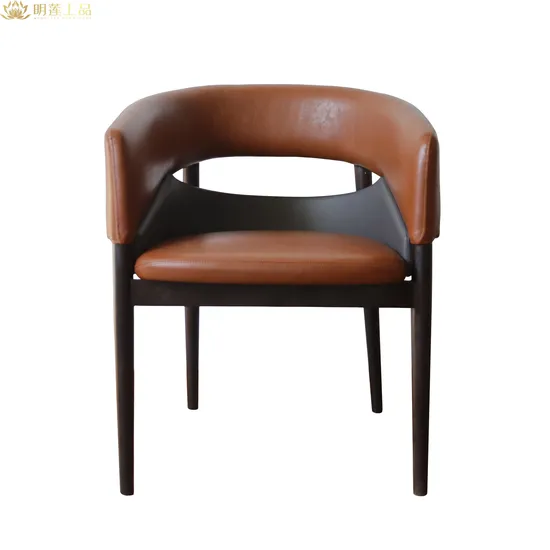 Contemporary Solid Wood Restaurant Chair with Chic Upholstery