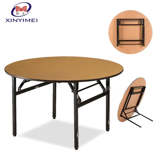 High Quality Round Folding Laminate Dining Tables (XYM-T21)