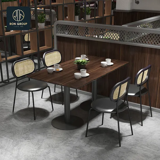 Stylish Custom Rattan Chair for Commercial Restaurant Use