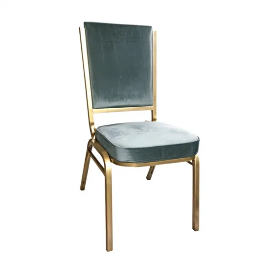 Elegant Aluminum Stackable Banquet Chair for Professional Events Metal Church Chairs