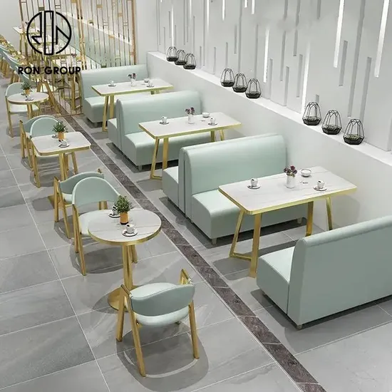 Wholesale Custom Coffee Shop Commercial Cafe Wood Modern Restaurant Furniture