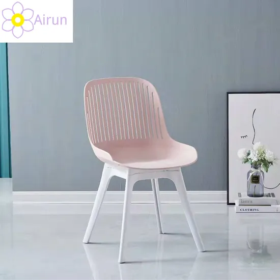 Nordic Design Ergonomic Simple Colorful Plastic Chair Stackable Office Dining Room Furniture Plastic Chair