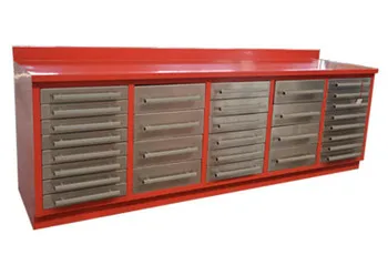 10FT Factory Direct Filling Customized Stainless Steel Workbench Tool Cabinet