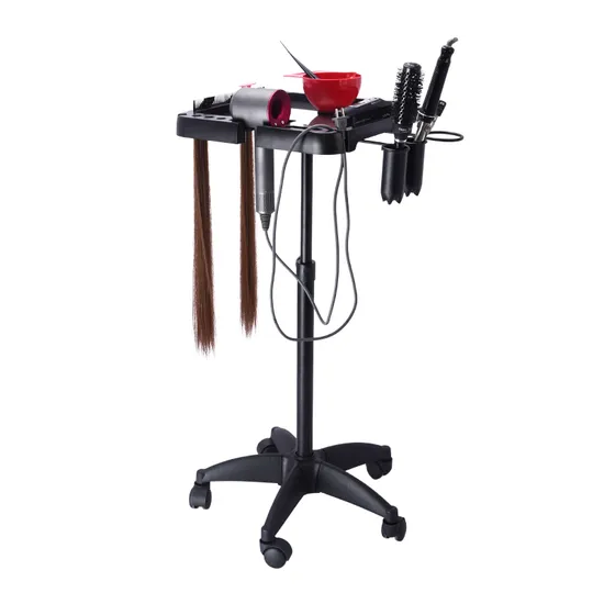 New Hair Plastic Coloring Trolley Trolley with Magnetic Bowl