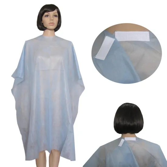 Professional Hair Cutting Hairdressing Aprons Customized Beauty Waterproof Polyester Barber Salon Aprons Cape Hairdressing