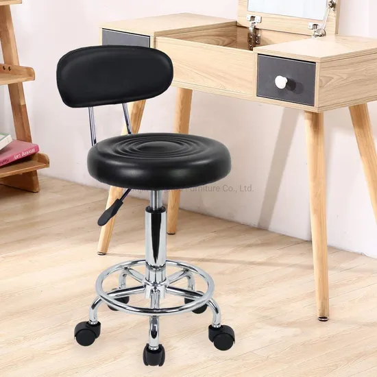 Factory Price Wholesale PU Salon Chair Swivel Round Seat Lift Chair for Sale