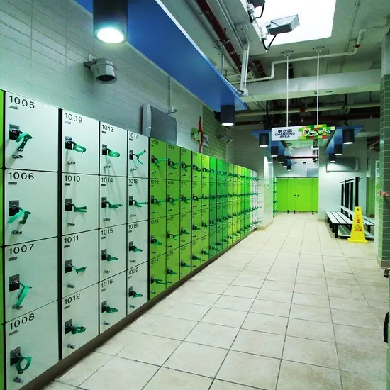 Impact Resistant 12mm Compact Fiberboard Single Door Storage Lockers