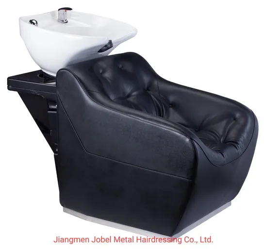 New Style Black Color Salon Barber Equipment Wash Shampoo Chair