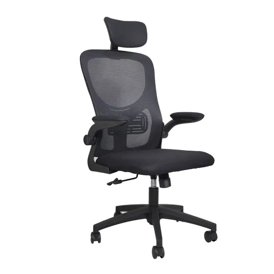 2025 Wholesale with Wheels/Headrest High Density All Mesh Foam Swivel Lift Revolving Adjustable Office Ergonomic Chair for Executive/Boss/Director/Computer