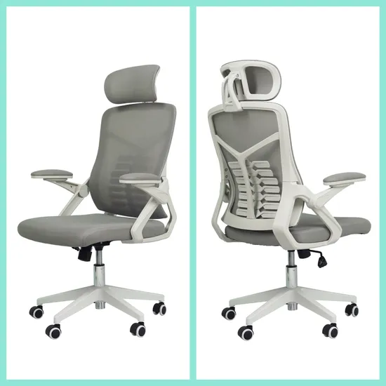 Enjoyseating Home Furniture Big Curved Headrest Gamer Desk Ergonomic Office Mesh Chair