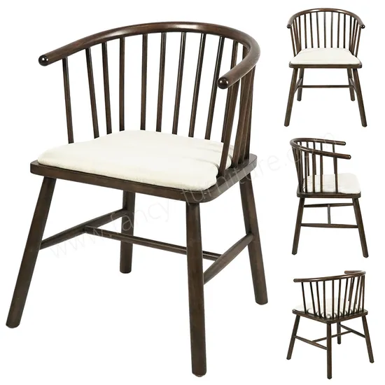 Custom Modern Wholesale Solid Wood for Hotel Use Accent Furniture Antique Dinning Room Chairs