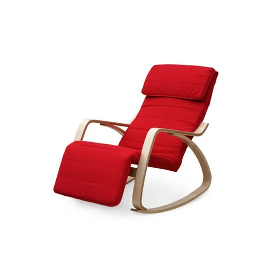 Modern Wood Rocking Chair with Comfortable Feeling