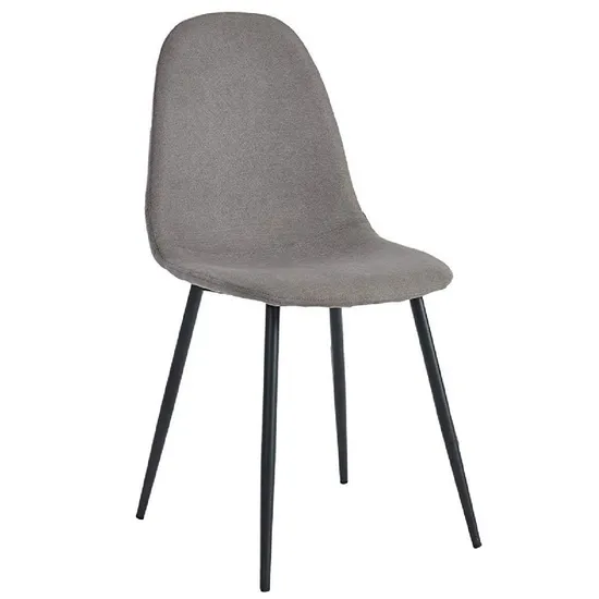 Modern Metal Frame Velvet Fabric Dining Chairs for The Dining Room Furniture