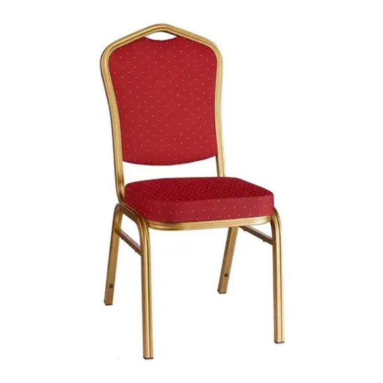 Anji Wholesale Stackable Cafe Bistro Fabric Metal Banquet Chair (ZG50-006)