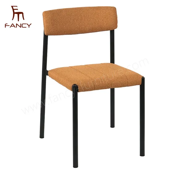 Factory Sales Nordic Restaurant Dining Chairs Upholstered Fabric Velvet Dining Chairs