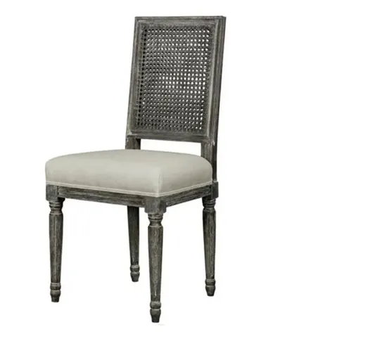 China Factory Supply Retro Style Wedding Restaurant Chair Wood Dining Louis Chair (ZG16-022)