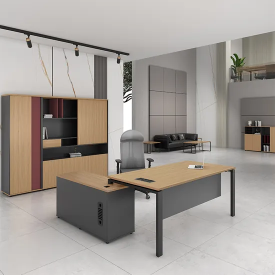 Made in China Cheap Lecong Furniture Chair Executive CEO Melamine Office Table