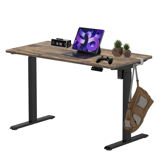 Wholesale Factory OEM Quick Install Adjustable Height Black Sit Stand up Economy Electric Gaming Single Motor Standing Office Computer Desk