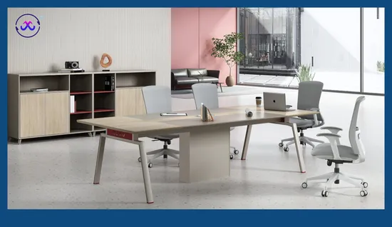 Modern Office Partitions Cost-Effective Office Table Open Modular Office Desk Workstations with 2 Seats