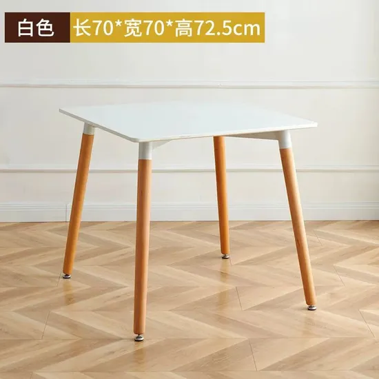 Hot Sale and Cheaper Price Square MDF Dining Table for Home