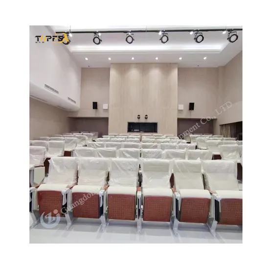 Modern Elegant Design Fabric Theater Seating Auditorium Used Chairs Folding