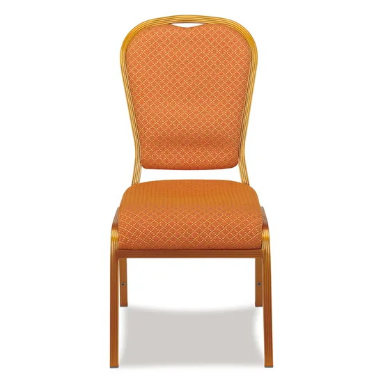 Hot Sale Stacking Metal Cheap Church Chair with Upholstered Seat