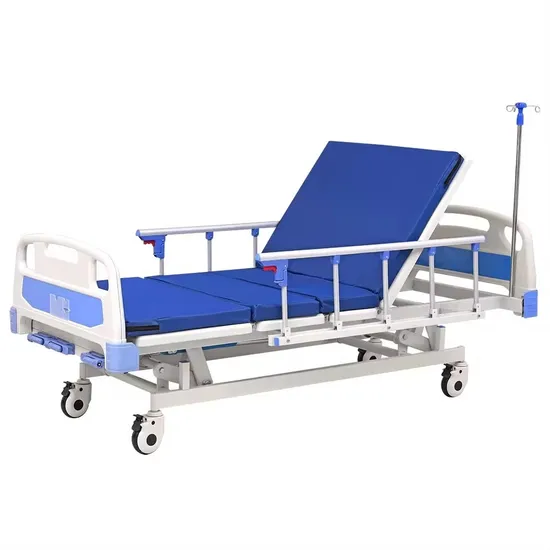 Wholesale Adjustable Hospital Bed 3 Function Manual Medical Bed Three Cranks Hospital Bed for Patient