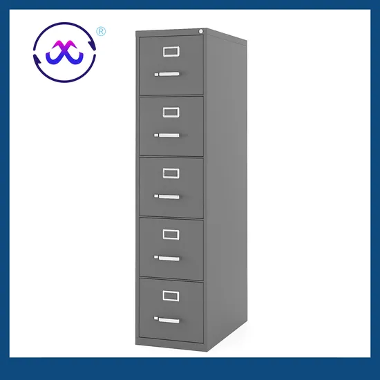 Womei Steel 5 Drawers Archive Filing File Metal Cabinet Office Furniture Storage Cabinet with Interlock System