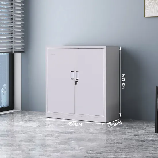 Steel Office Cabinet 2 Door Storage Cupboard