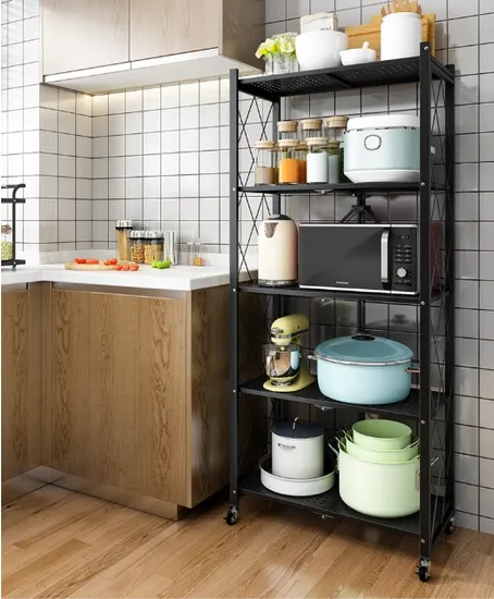 2 Years Warranty Movable Steel Storage Shelving for Kitchen