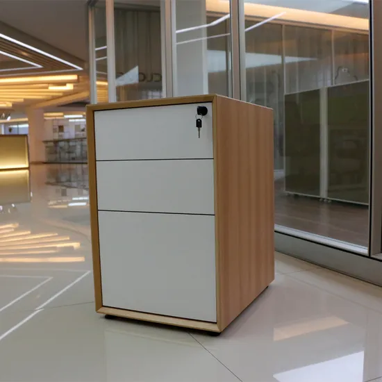 High Quality File Storage Cabinets Modern Wood Filing Cabinet with Lock