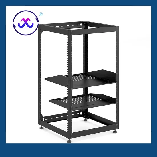 Customized 20u Steel Mainframe Rack Freestanding File Open Server Frame Rack Color Customizable