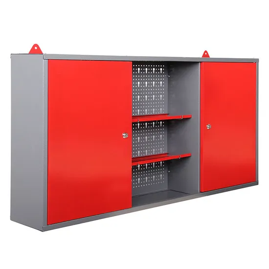 Wall Mounted Hanging Tool Box Locker Tool Cabinet with Pegboard Design