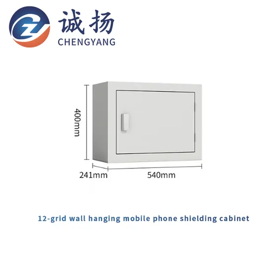 Mobile Phone Signal Lock Cabinet, 12 Grids, Shield, Wall Pendant Mobile Phone Signal Shielding Cabinet