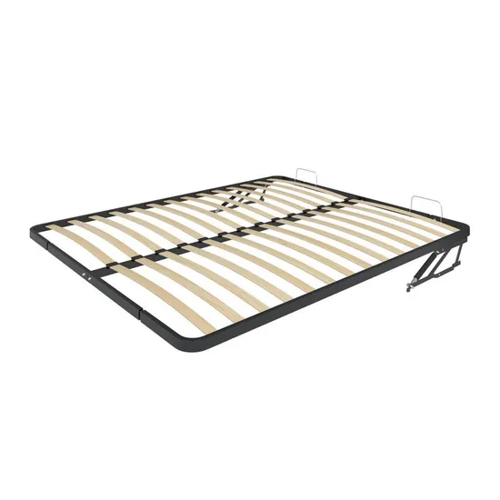 Free Sample Slats System Folding King Double Queen Bed Frame Storage Bed for Bedroom Furniture