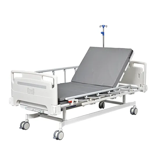 Detachable Design Adjustable Two ABS Crank Clinic Medical Bed for Hospital ICU
