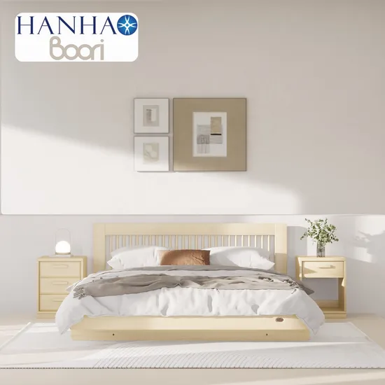 Boori Minimal 180X200 Premium Double Wooden Beds King Size