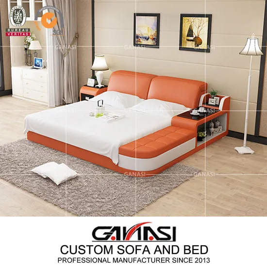 Wholesale Price Top Selling Products Online European Leather Bed