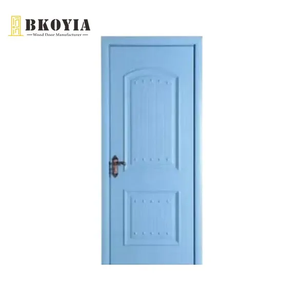 Blue Patterned Composite Door with Stylish Design
