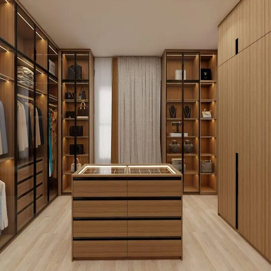 Cbmmart Modern Clothes Storage Cabinets Set Bedroom Furniture Organizer Wardrobe Walk in Closet