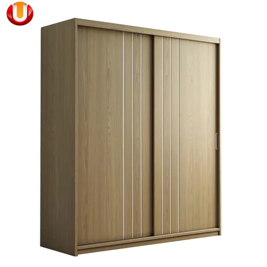 Chinese Home Hotel Furniture Bedroom Set Wardrobes Closet Wooden Almirah Designs with Sliding Door Wardrobe