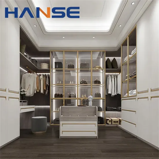 Hanse Customized Made Luxury Bedroom Wardrobe Designs for Dressing Room
