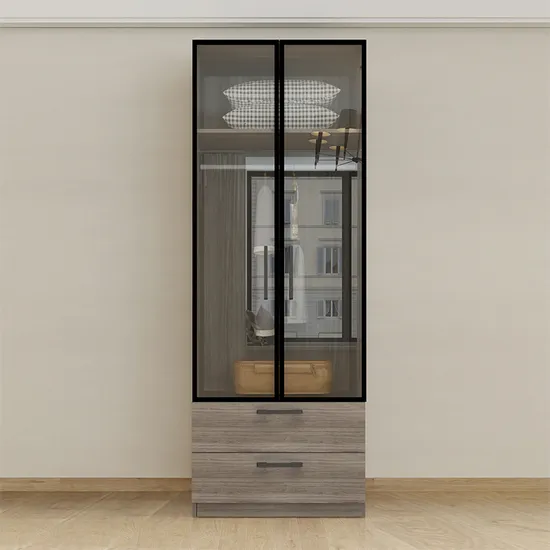 Hotel Use Modern Home Bedroom Wood Wardrobe Furniture Closet Cabinet