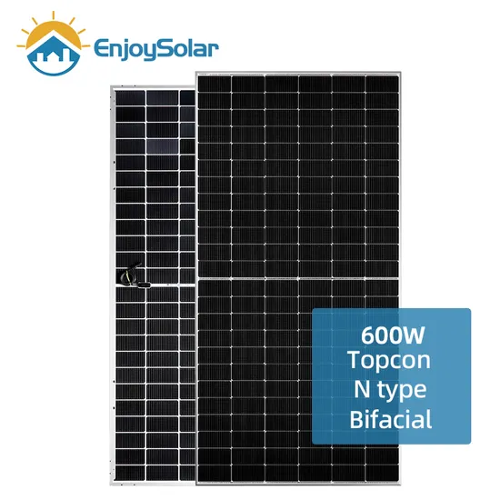 Es 182mm Double Glass 590W 600W Mono Half Cell Solar Panel Price