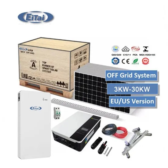 Eitai Best Price 25kw Solar Panel Solar System with 10-30kwh Battery