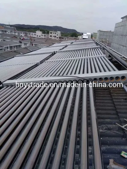 Solar Geyser Evacuated Tube Manifold Collector
